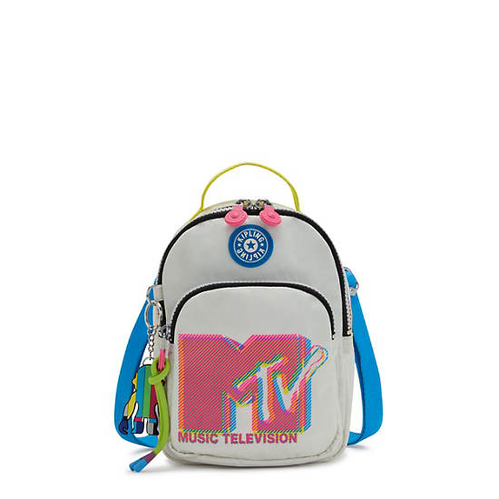 Plecaki Kipling Alber MTV 3-in-1 Convertible Mini Bag Szare Różowe | PL 1678PJ